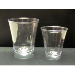 Verrine en plastique argenté, contenance 65 ml, la vaisselle