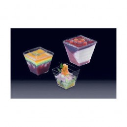 Verrine jetable Pyramide par 50