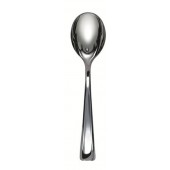 Cuillère à dessert plastique métalisé