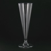 Flute à champagne jetable bi-bloc par 8