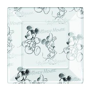 Assiette jetable Mickey 23cm par 8