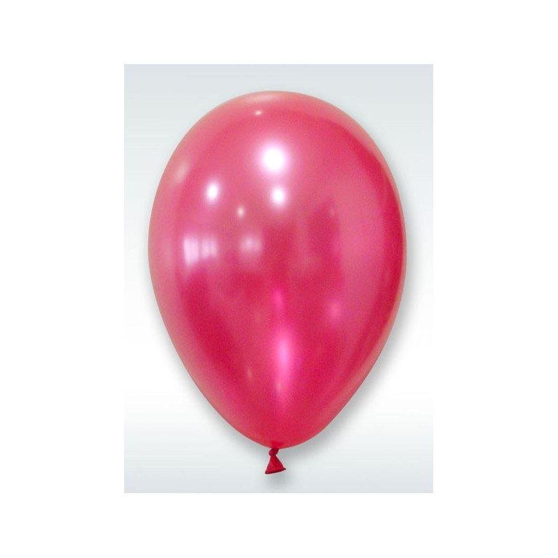 Ballons nacrés fuchsia