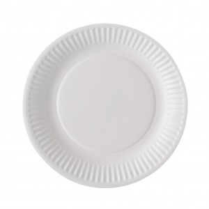 Assiette carton blanc de 23cm par 100