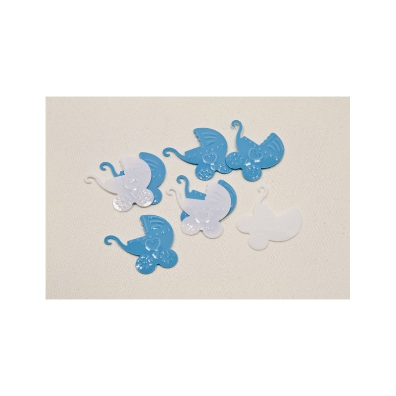 Confettis de table landeau bébé
