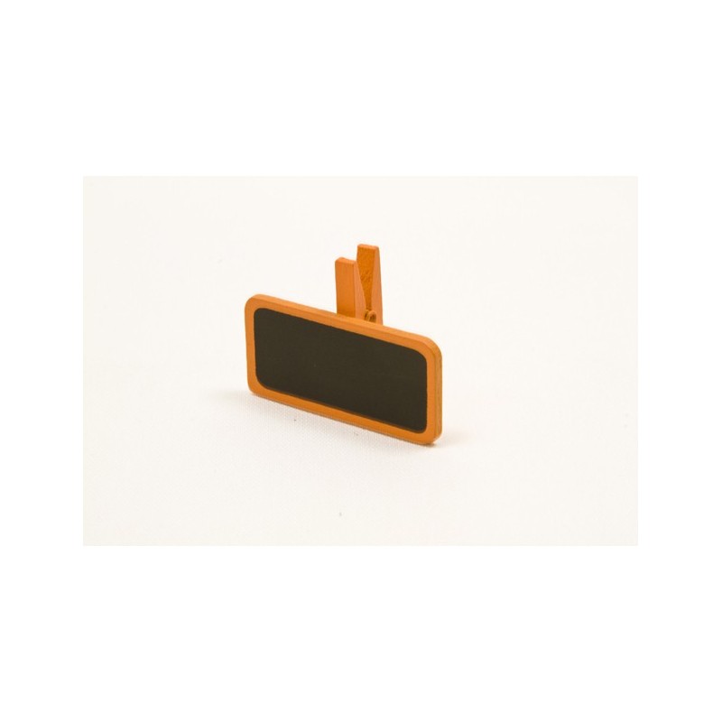 Marque place mini ardoise orange