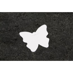 Marque place étiquette papillon
