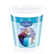 Gobelet plastique 20cl Reine des Neiges par 8