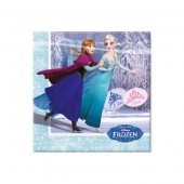 Serviette papier 33x33cm Reine des Neiges par 20