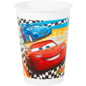 Gobelet plastique 20cl Cars﻿ par 8