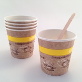 Gobelet à café en carton 10cl par 50