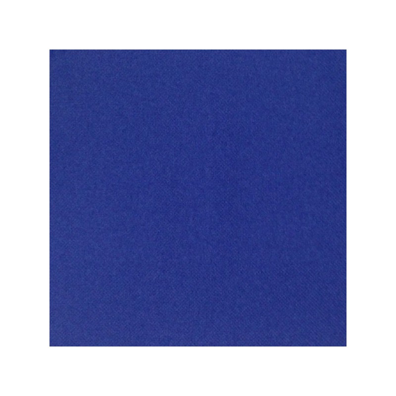 Serviette jetable double pointe 38cm par 40 bleu nuit