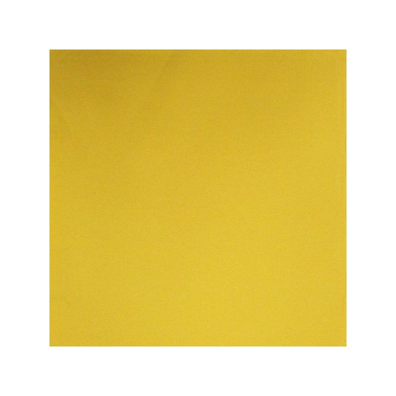 Serviette jetable double pointe 38cm par 40 jaune