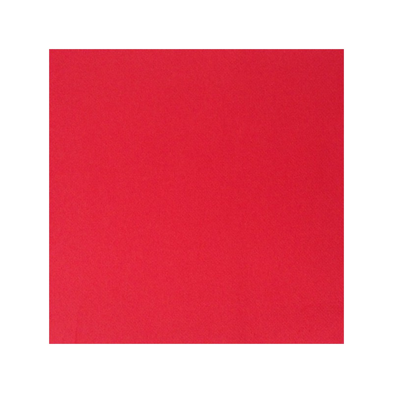 Serviette jetable double pointe 38cm par 40 rouge