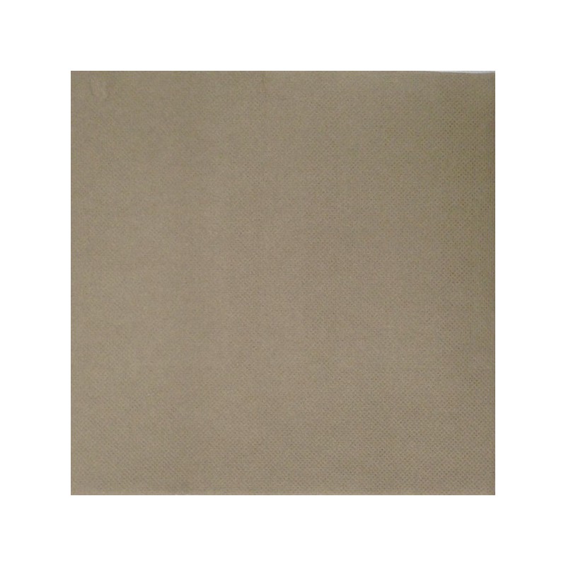 Serviette jetable double pointe 38cm par 40 taupe Serviette jetable double pointe 38cm par 40 taupe
