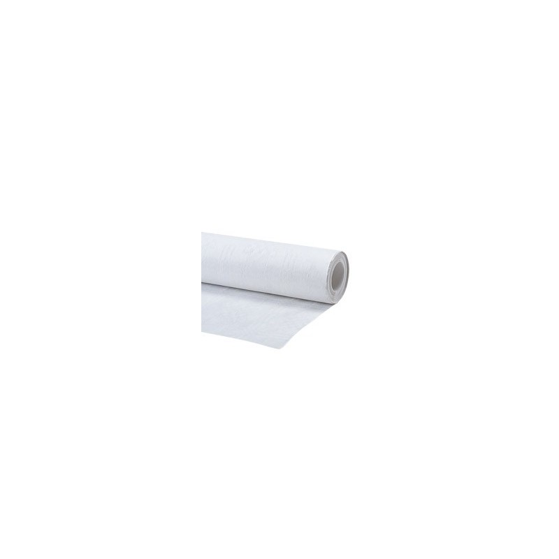 Nappe en papier blanc de 1,20x5 mètres