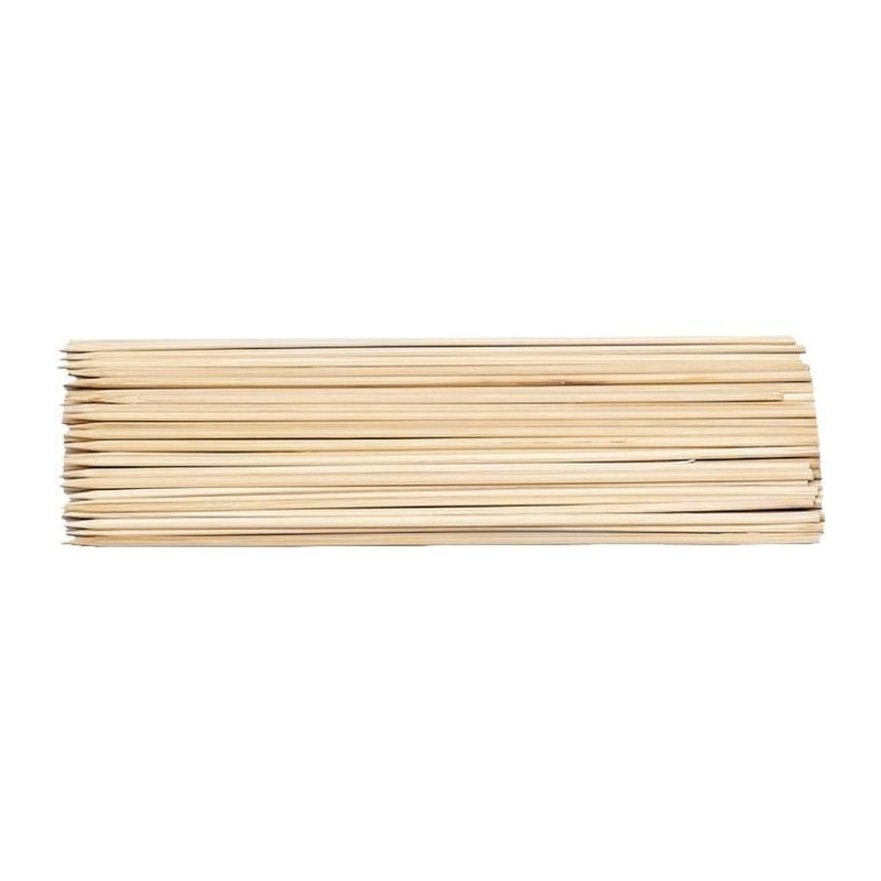 200 Pièces Pic Brochette Bois, 18cm Pique Brochette Bois, Biodégradables  Brochette en Bois, Pique a Brochette, Pic a Brochette en Bois Convient pour  Fêtes Anniversaires Mariages Pique Niques : : Cuisine et