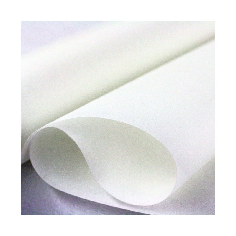 Nappe papier intissé blanc de 5x1,18m