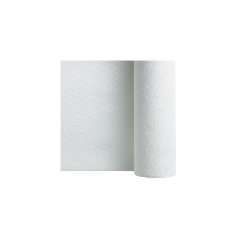 Chemin de table papier intissé blanc 0,30x24m 