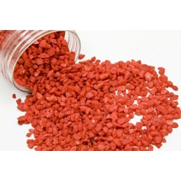 Gravillons de décoration rouge par boite de 400g