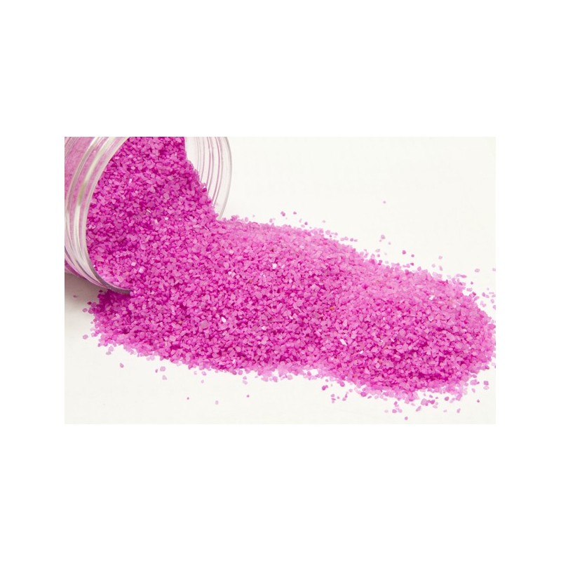 Sable de couleur fuschia par boite de 400g