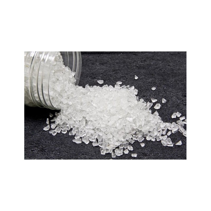 Pepites de verre transparente par boite de 400g Pepites de verre transparente par boite de 400g