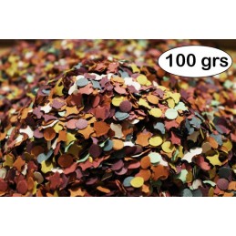 Sachet de confettis multicolores 100 grammes