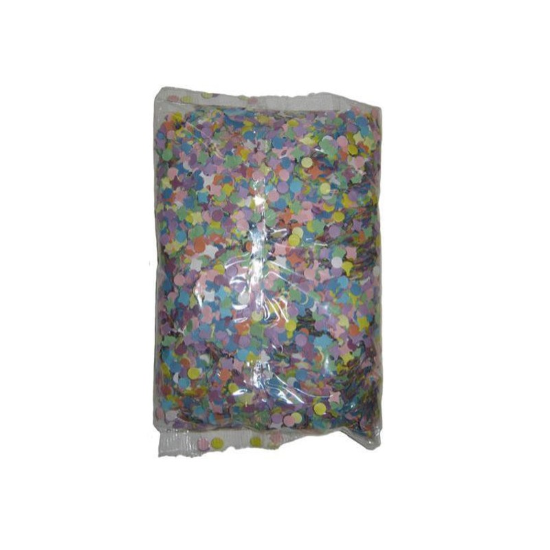 Sachet de confettis multicolores 500 grammes