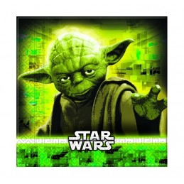 Serviette papier Star Wars "Yoda" par 20