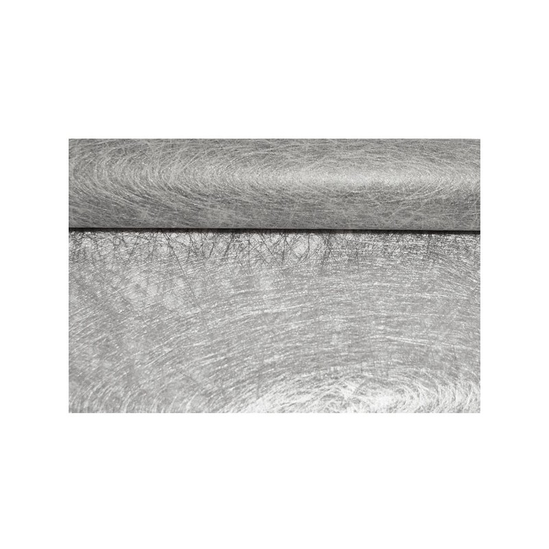 Chemin de table intissé 0,30x5m Argent