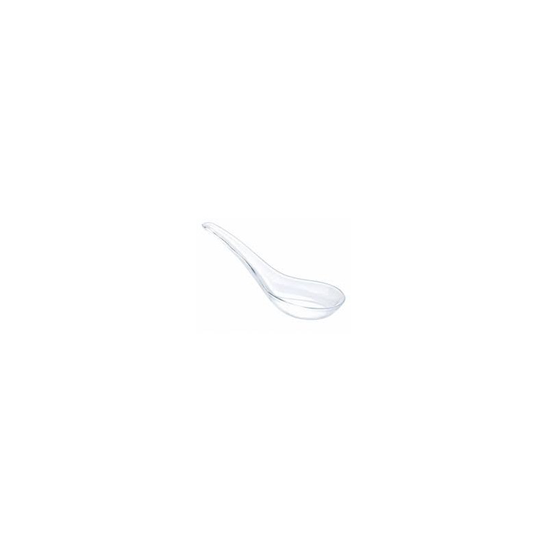 Lot de 50 Cuillères Plastique Amuse-Bouche 9cm Transparent