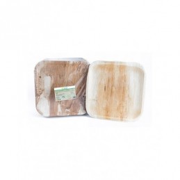 Assiette en palmier 25x25cm...