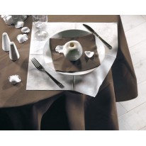 Nappe jetable ronde en Celisoft, papier de haute qualité.