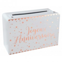 8 ASSIETTES CARTONS JOYEUX ANNIVERSAIRE 23cm - 18076