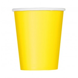 Gobelet carton 20cl Jaune...