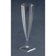 Flûte à Champagne en plastique par 6